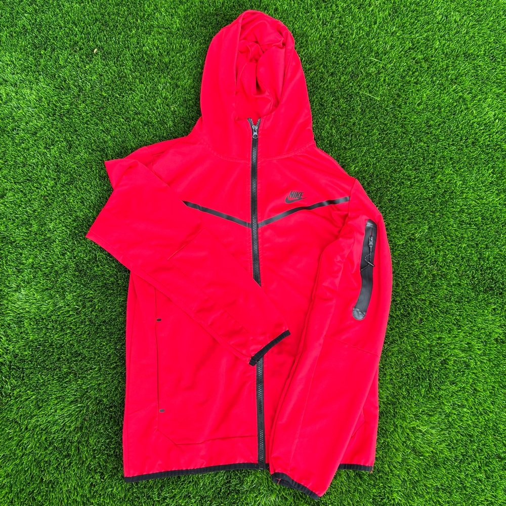 Nike Red Hooded Jacket